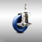 Service Caster 4 Inch 316SS Solid Polyurethane Swivel 12mm Threaded Stem Caster with Brake SCC-SS316TS20S414-SPUS-TLB-M1215 - alternate 3
